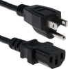 AC Power Cord (North America), C13, NEMA 5-15P, 3 ft.